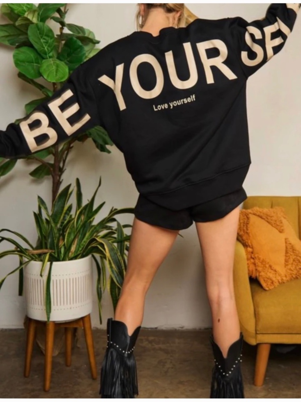 NEW!!! VIRAL Jade By Jane 'Be Yourself' Sweatshirt,NWOT